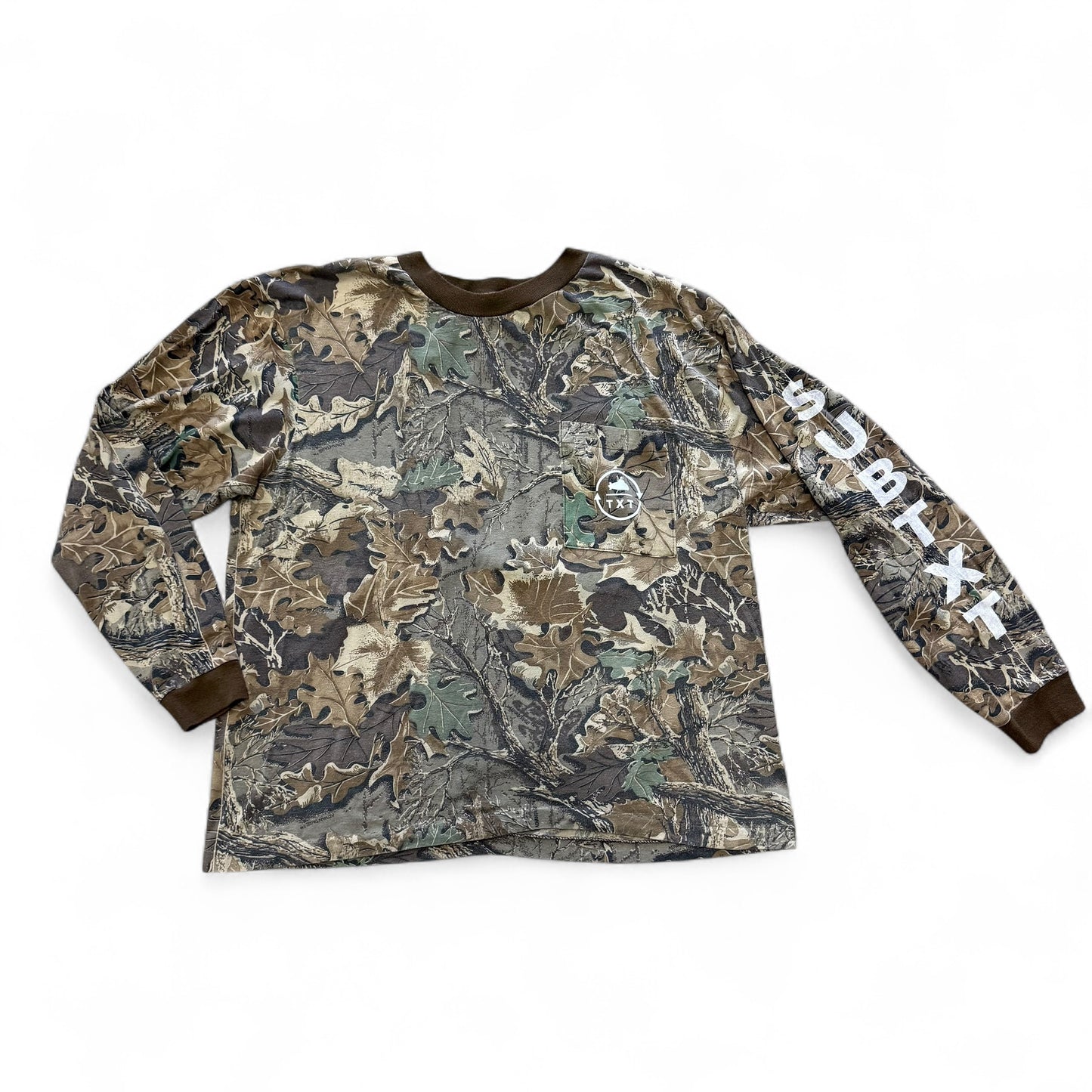 SUBTXT INDUSTRIES CAMO SUBTXT OG LONG SLEEVE - ADVANTAGE RINGER (1 of 1) Large - sustainable skate/golf shoe made with recycled Blumaka foam and premium leather.