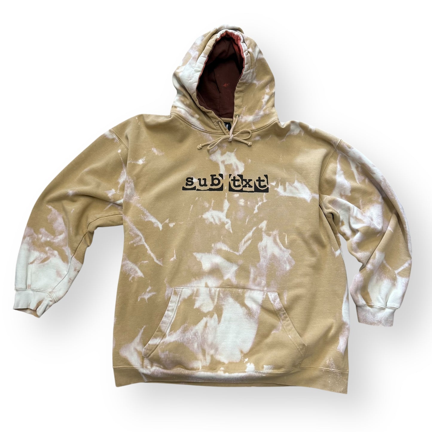SUBTXT INDUSTRIES BIG + HEAVY SUBTXT DYED HOODIE XXL - sustainable skate/golf shoe made with recycled Blumaka foam and premium leather.