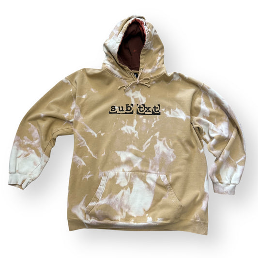 SUBTXT INDUSTRIES BIG + HEAVY SUBTXT DYED HOODIE XXL - sustainable skate/golf shoe made with recycled Blumaka foam and premium leather.