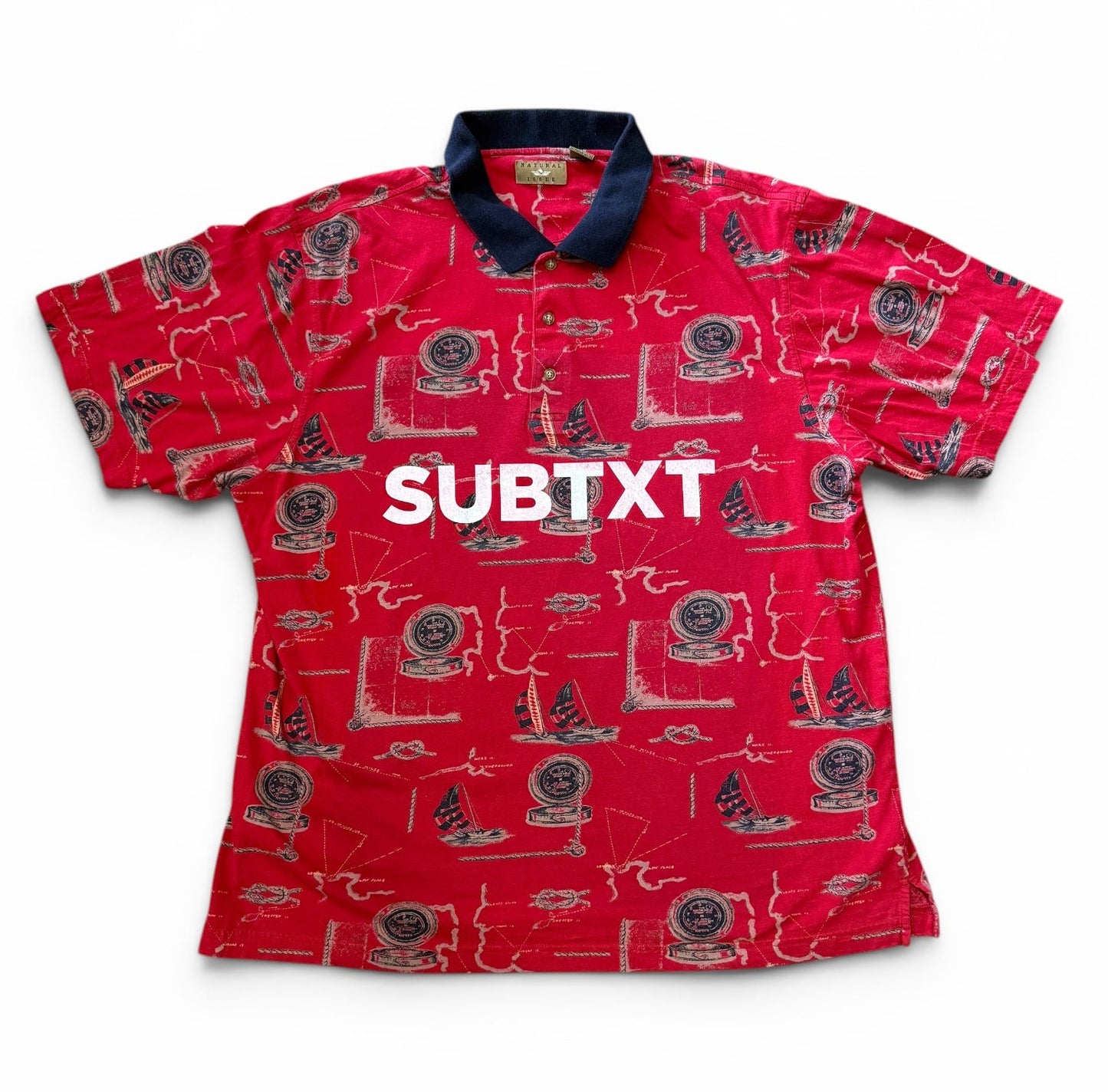 SUBTXT INDUSTRIES SUBTXT OLDY BOATERS POLO Large - sustainable skate/golf shoe made with recycled Blumaka foam and premium leather.