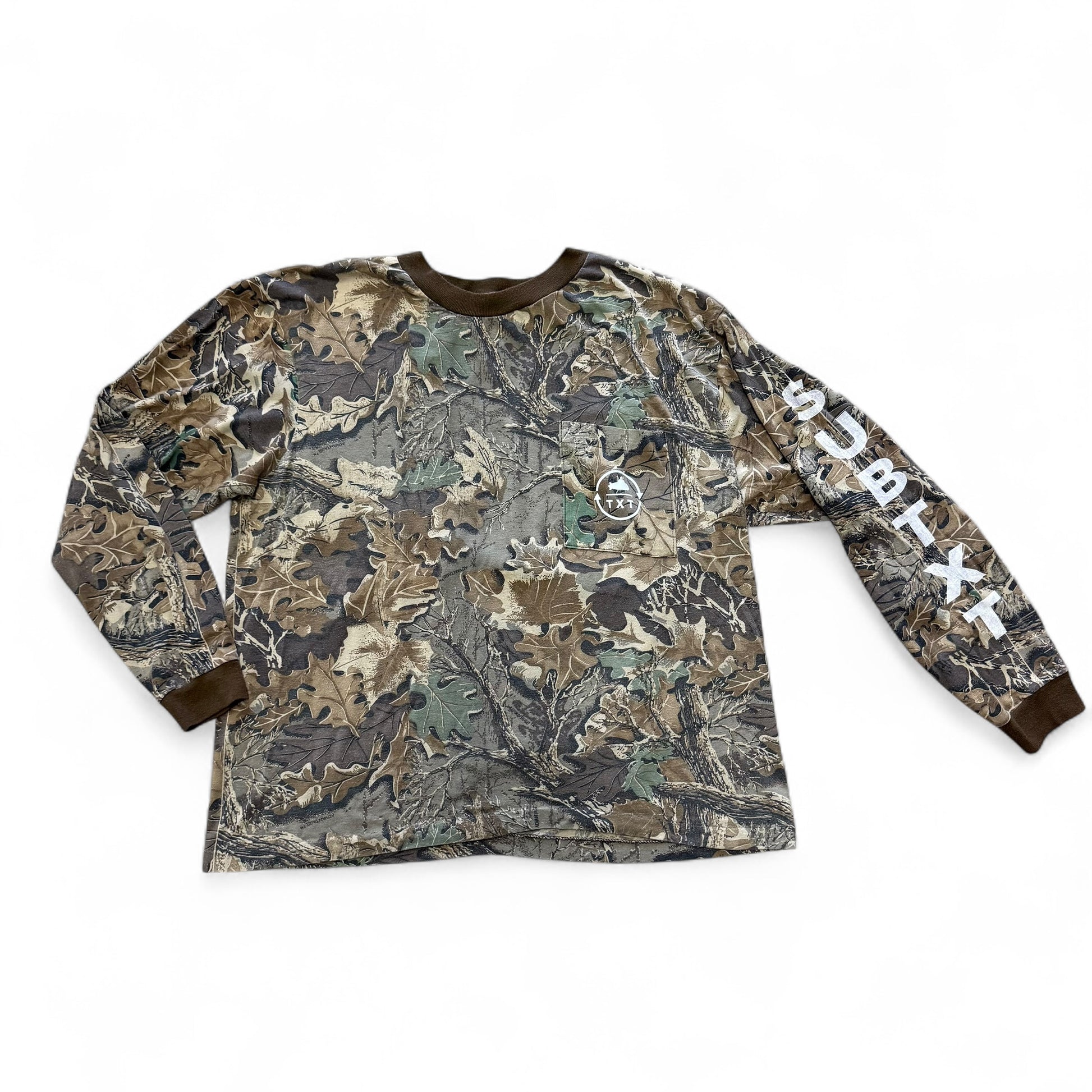 SUBTXT INDUSTRIES CAMO SUBTXT OG LONG SLEEVE - ADVANTAGE RINGER (1 of 1) Large - sustainable skate/golf shoe made with recycled Blumaka foam and premium leather.