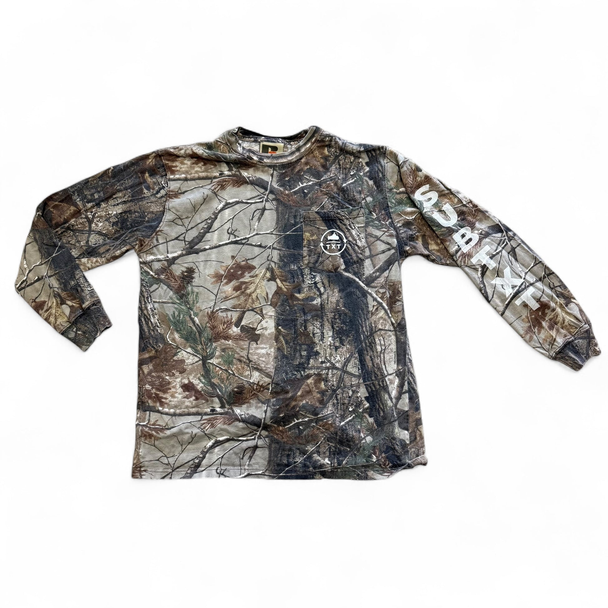 SUBTXT INDUSTRIES CAMO OG LONG SLEEVE - RUSSELL REALTREE (1 of 1) Large - sustainable skate/golf shoe made with recycled Blumaka foam and premium leather.