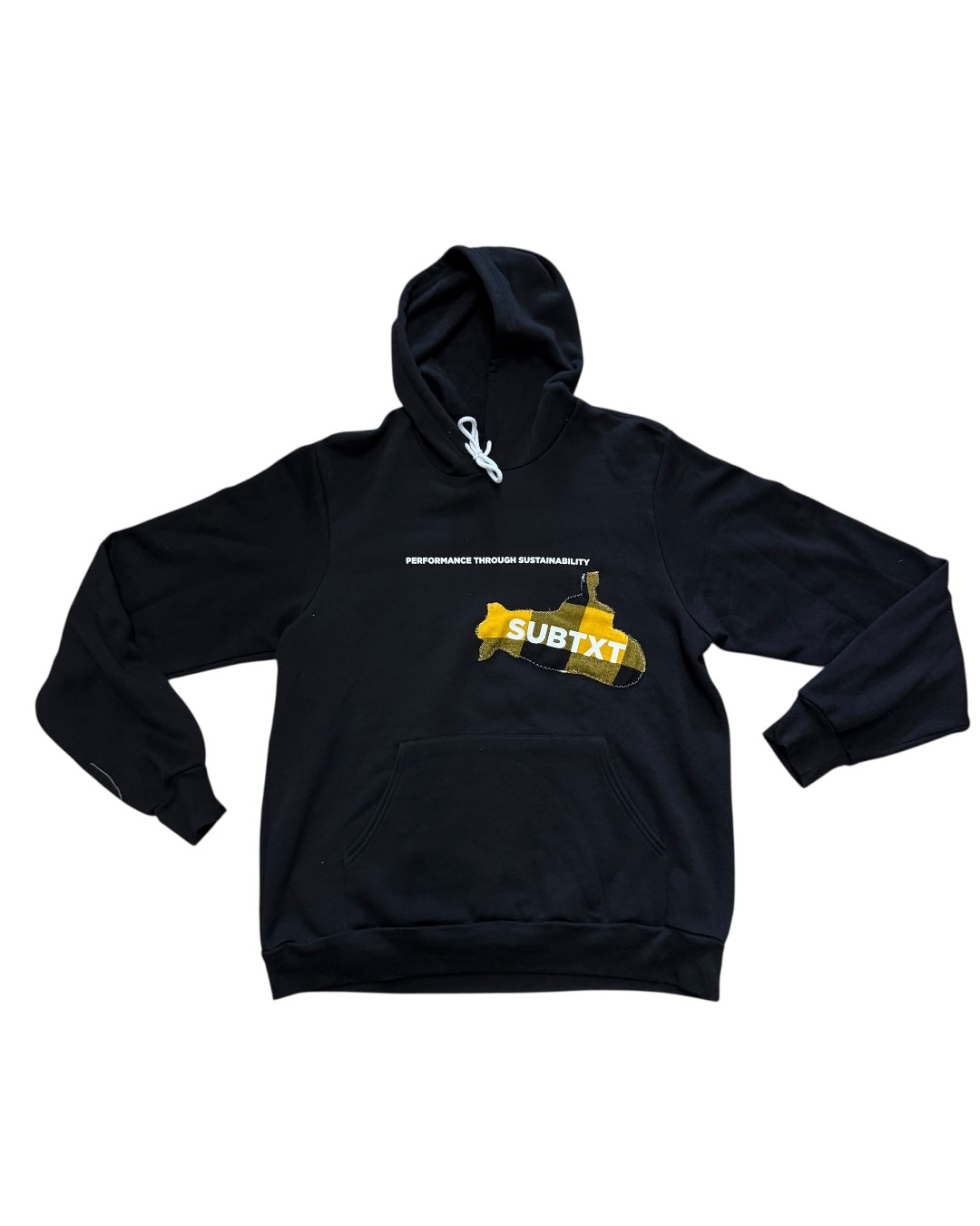 SUBTXT INDUSTRIES PTS SUBMARINE APPLIQUÉ COMBO HOODIE Large - sustainable skate/golf shoe made with recycled Blumaka foam and premium leather.
