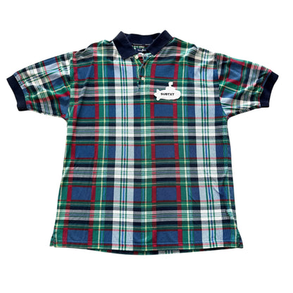 SUBTXT INDUSTRIES PLAID PAYNE STEWART MINI APPLIQUE - sustainable skate/golf shoe made with recycled Blumaka foam and premium leather.