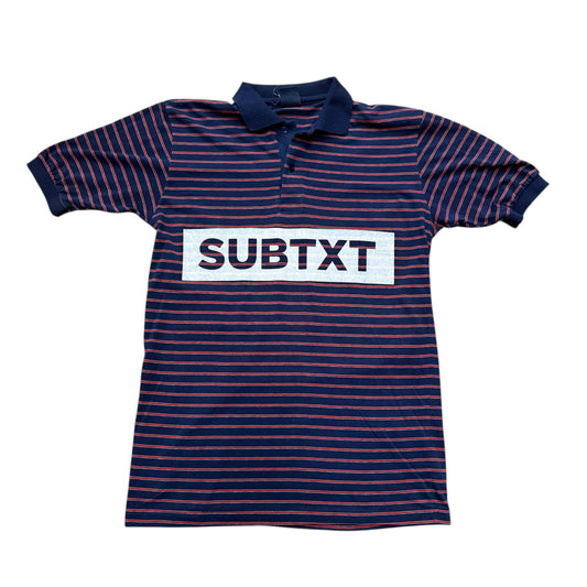 SUBTXT BLOCK STRIPED POLO