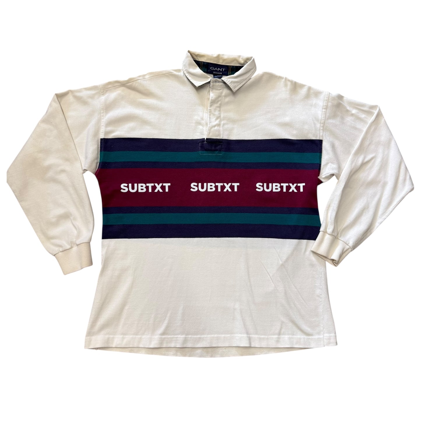 SUBTXT INDUSTRIES SIMPLE STRIPED RUGBY POLO L - sustainable skate/golf shoe made with recycled Blumaka foam and premium leather.
