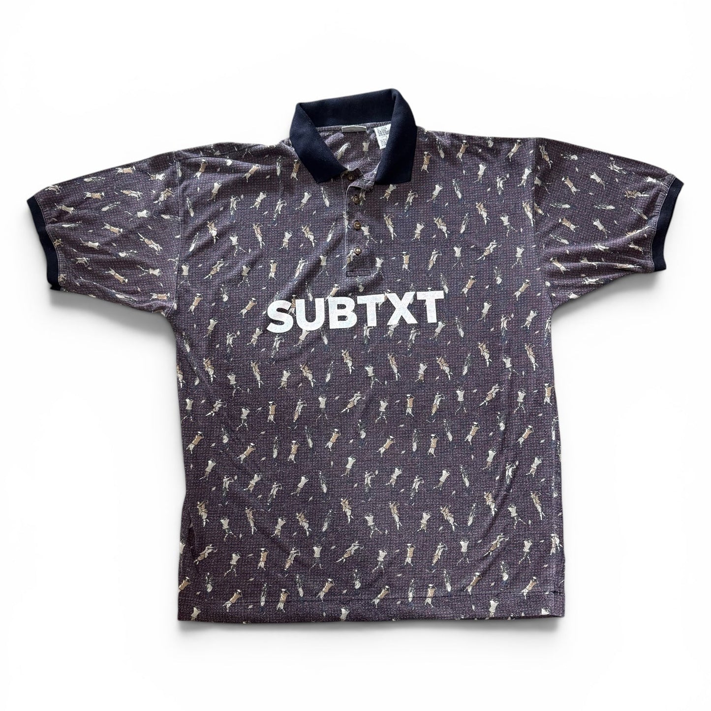 SUBTXT INDUSTRIES GOLFERS GOLFING RETRO POLO Large - sustainable skate/golf shoe made with recycled Blumaka foam and premium leather.