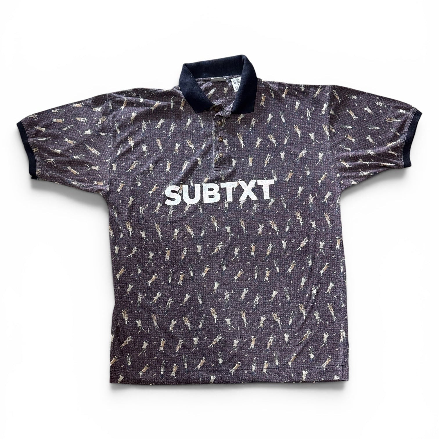 SUBTXT INDUSTRIES GOLFERS GOLFING RETRO POLO Large - sustainable skate/golf shoe made with recycled Blumaka foam and premium leather.