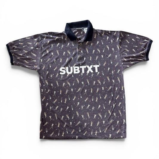 SUBTXT INDUSTRIES GOLFERS GOLFING RETRO POLO Large - sustainable skate/golf shoe made with recycled Blumaka foam and premium leather.