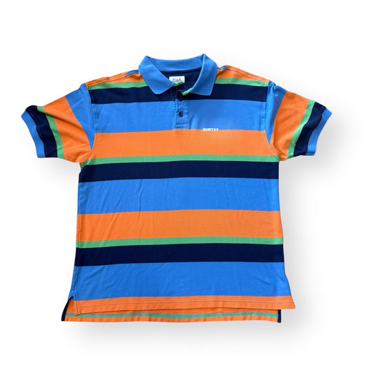 SUBTXT INDUSTRIES SUBTXT STRIPED BOCA CLASSIC POLO Large - sustainable skate/golf shoe made with recycled Blumaka foam and premium leather.