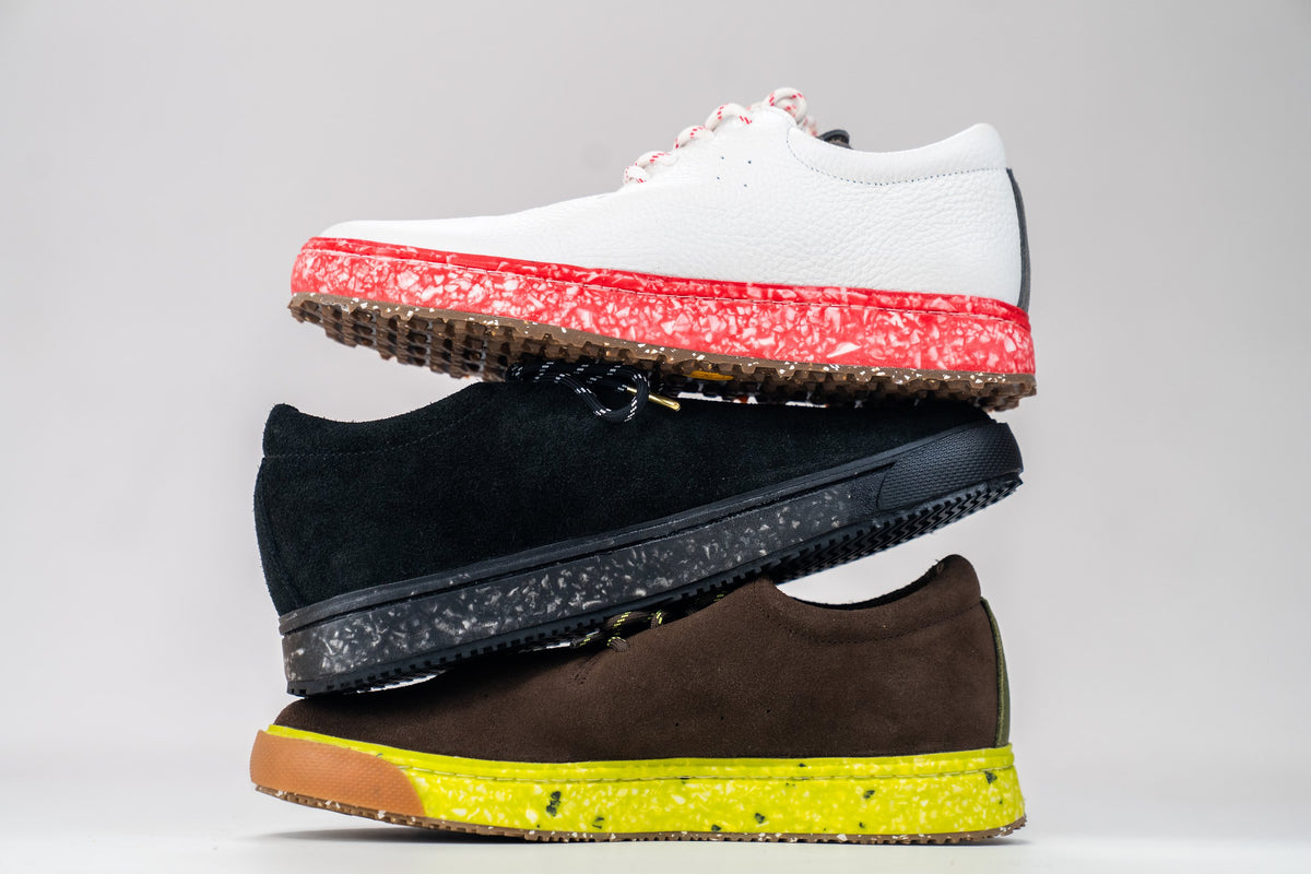 SUBTXT THE MACAW LOCAL black suede shoe