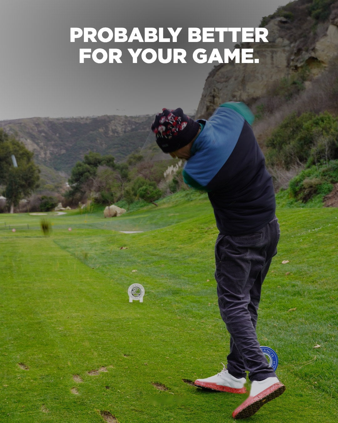 Probably better for your game — tee shot